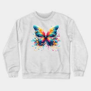 Butterfly Colors Crewneck Sweatshirt